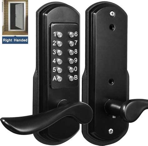 Easy Installation & Quality Guarantee: The fingerprint <b>door lock</b> set with handle can be easily installed in minutes with a screwdriver, fits almost every kind of doors(35-45mm thinkness). . Amazon front door lock